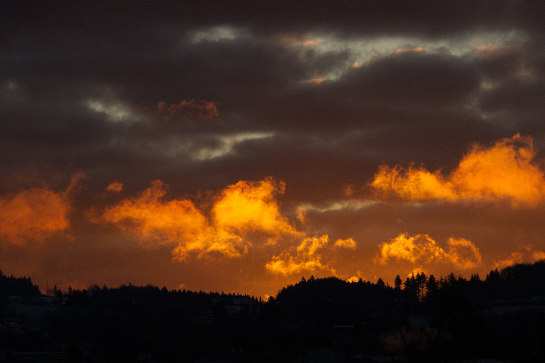 Burning sky