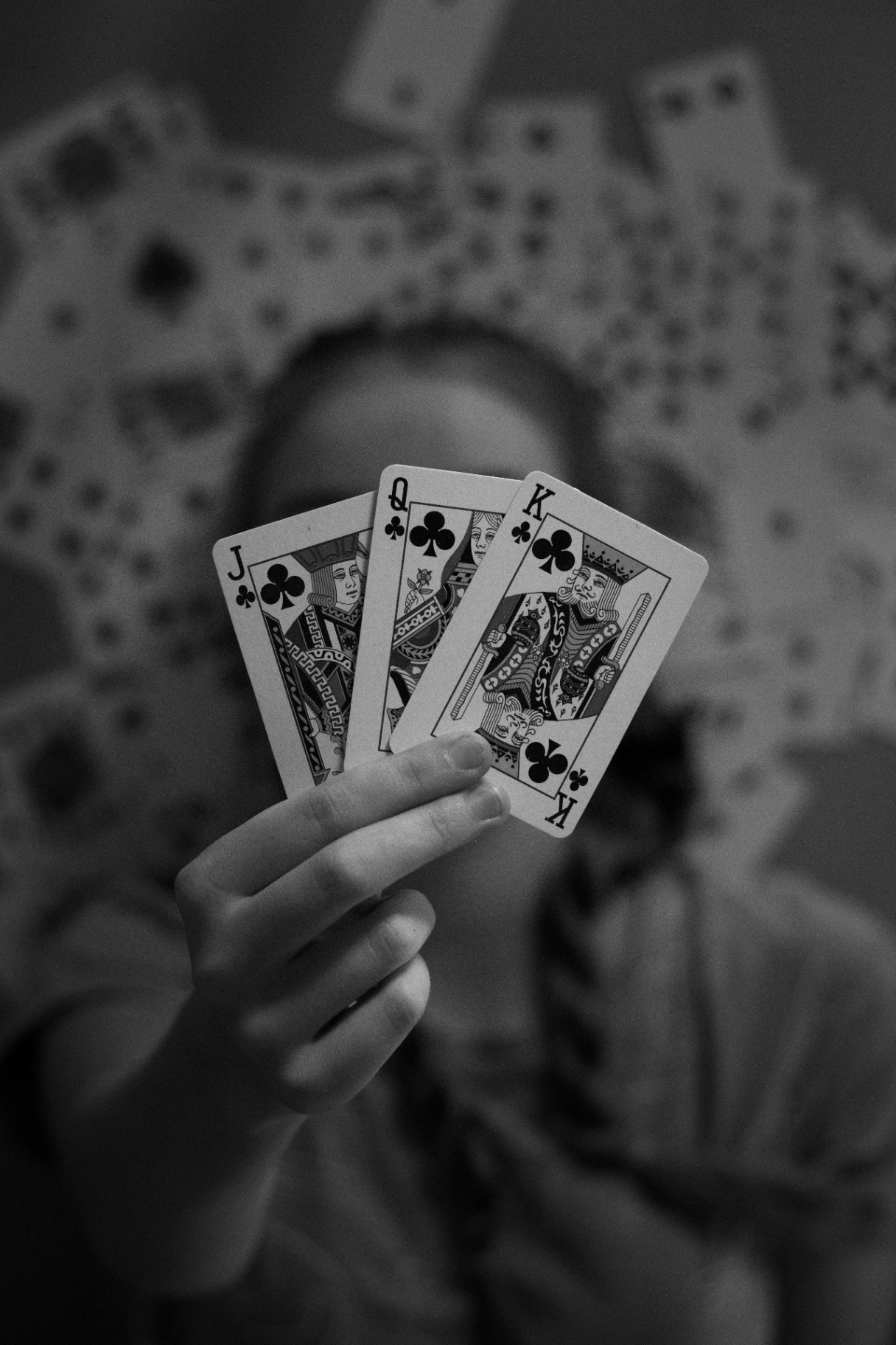 Cards in hand